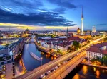 Paysage Urbain de Berlin la Nuit