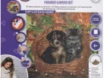 Crystal Art - Kit Broderie Diamant - Chat et Chien