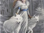 Crystal Art - Kit Broderie Diamant - Anne Stokes - Loups