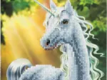 Crystal Art - Kit Broderie Diamant - Licorne