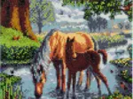 Crystal Art - Kit Broderie Diamant - Chevaux