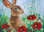 Crystal Art - Kit Broderie Diamant - Lapin