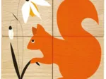 Puzzle Cubes en Bois - Nature & Co
