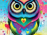 Pop-art Owl