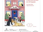 Cottage de Noël - Puzzle Boîte Carré de 1000 pièces Cottage de Noël - Puzzle Boîte Carré de 1000 pièces