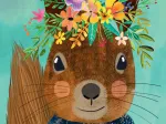 Floral Friends - Sweet Squirrel