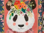 Floral Friends - Cuddly Panda