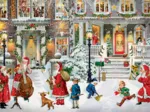 Mini-puzzle - La rue des Pères Noëls