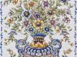 Art on Tiles - Vase Fleuri