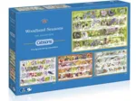 4 Puzzles - Woodland Seasons
