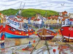 Roger Neil Turner - Seagulls at Staithes