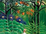 Woman in an Exotic Forest