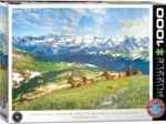 Les Élans à la Montagne