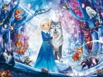 La Princesse dans la Forêt d'Hiver