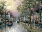 Thomas Kinkade : Le réveil du village