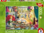 L'heure du Puzzle pour le Chat