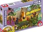 Mignons Visiteurs dans la Prairie