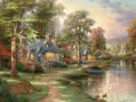 Thomas Kinkade: Au Bord du Lac