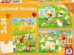 3 Puzzles - Mes Amis de la Ferme