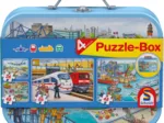 4 Puzzles - Coffret Moyens de Transport