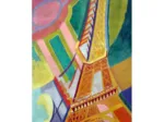 Puzzle en Bois Découpé à la Main - Delaunay : La Tour Eiffel