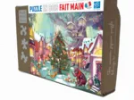 Puzzle en Bois Découpé à la Main - Veille De Noël