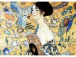 Puzzle en Bois Découpé à la Main - Klimt Gustav - La Dame À L'Eventail