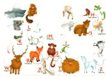 Puzzle en Bois Découpé à la Main - L'Alphabet Des Animaux
