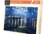 Puzzle en Bois Découpé à la Main - Vincent Van Gogh - La Nuit Etoilée