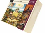 Puzzle en Bois Découpé à la Main - Bosch : La Charrette De Foin