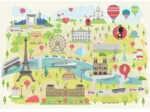 Puzzle en Bois Découpé à la Main - Magda : Paris Illustré