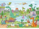 Puzzle en Bois Découpé à la Main - Cacouault - Dinosaures