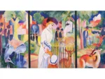 Puzzle en Bois Découpé à la Main - August Macke - Jardin Zoologique