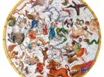 Puzzle en Bois Découpé à la Main - Atlas Céleste