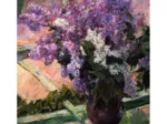 Puzzle en Bois Découpé à la Main - Mary Cassatt - Lilas À La Fenêtre