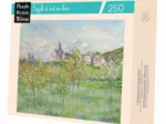 Puzzle en Bois Découpé à la Main - Claude Monet - Printemps À Giverny