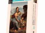 Puzzle en Bois Découpé à la Main - Léonard De Vinci - Vierge À L'Enfant Et Sainte Anne