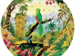 Puzzle en Bois Découpé à la Main - Quetzal Resplendissant
