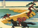 Puzzle en Bois Découpé à la Main - Hokusai : Sekiya
