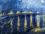 Puzzle en Bois Découpé à la Main - Vincent Van Gogh - La Nuit Etoilée