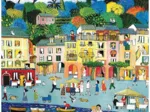 Puzzle en Bois Découpé à la Main - Alessandra Puppo - Le Glacier À Portofino