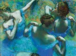 Puzzle en Bois Découpé à la Main - Degas Edgar : Danseuses Bleues