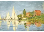 Puzzle en Bois Découpé à la Main - Claude Monet - Régates À Argenteuil