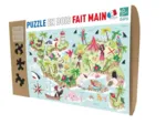 Puzzle en Bois Découpé à la Main - Île Au Trésor