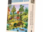 Puzzle en Bois Découpé à la Main - Alain Thomas - Paysage Oriental Au Tigre