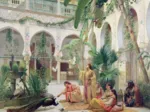 Puzzle en Bois Découpé à la Main - Albert Girard: La Cour Du Harem