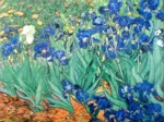 Puzzle en Bois Découpé à la Main - Van Gogh : Les Iris