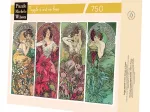 Puzzle en Bois Découpé à la Main - Les Pierres Précieuses - Mucha Puzzle en Bois Découpé à la Main - Les Pierres Précieuses - Mucha