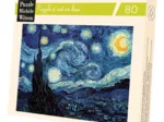 Puzzle en Bois Découpé à la Main - Van Gogh : Nuit Étoilée