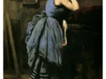 Puzzle en Bois Découpé à la Main - Jean-Baptiste Camille Corot - La Dame En Bleu